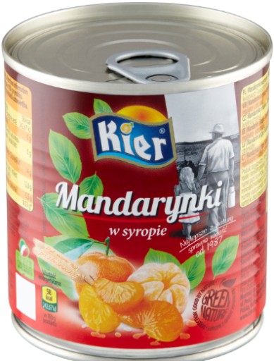 Aromatické mandarínky v light sirupe ŠPANIELSKO