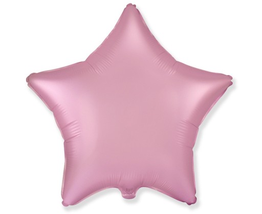 Fólia BALLOON STAR ružová pastelová VEĽKÁ párty