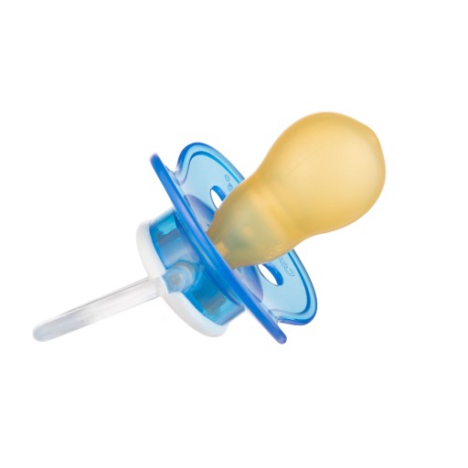 Canpol baby cumlík gumený 0-6m okrúhly modrý 22/606