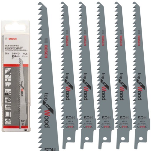 Pílový kotúč priamočiary na drevo HCS 150mm S644D 1 ks. BOSCH