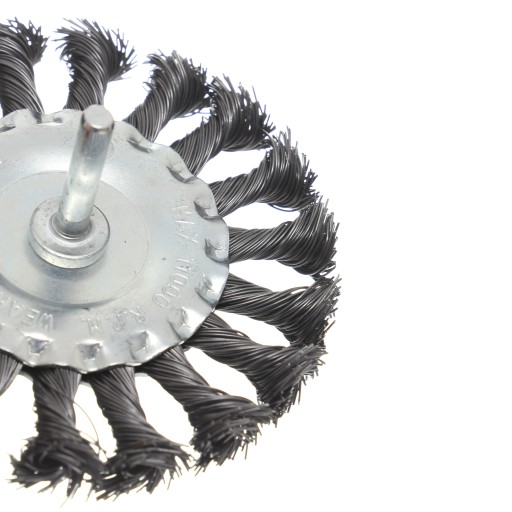 BRIDED KOTÚČOVÁ KEFA S STOPKOU M6 100mm