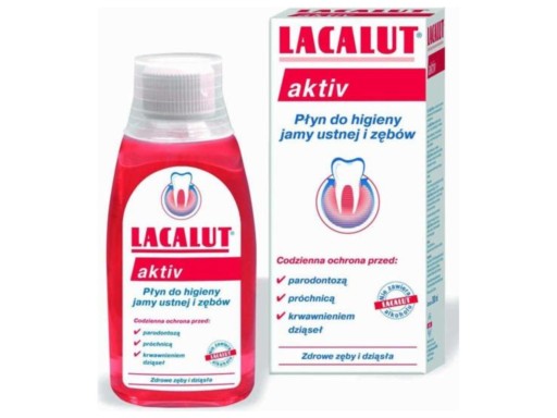 LACALUT AKTIV tekutina na ústnu hygienu 300 ml