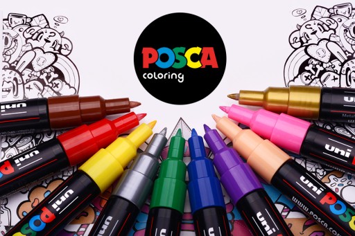 Biela plagátová fixka Posca PC-5M