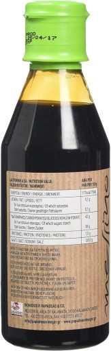 Grécky balzamikový krém s bazalkou, na šaláty, syry, pizzu, Messino 250 ml