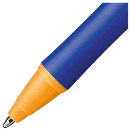 BLUE automatické guľôčkové pero STABILO Pointball M 0,5 mäkké