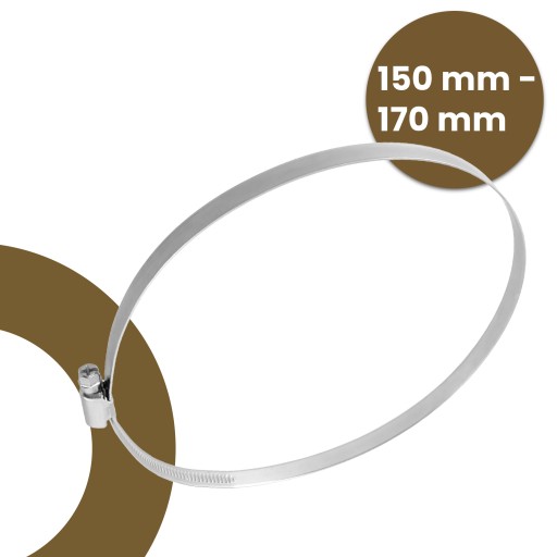 Skrutková svorka CLAMP CLAMP 150-170 mm Kovová TWISTED CLAMP Oceľ