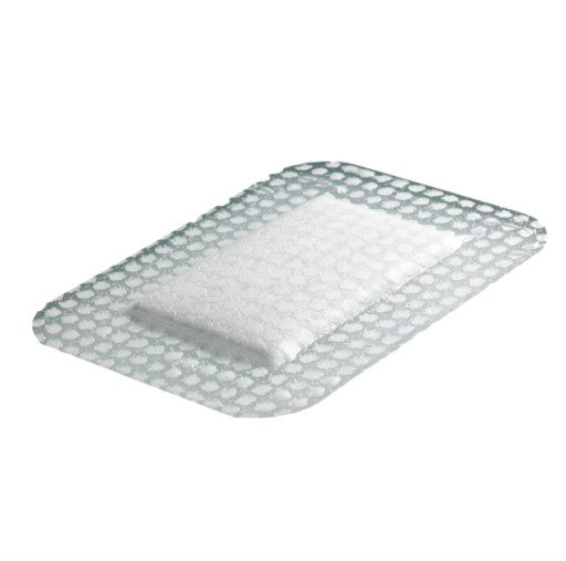 Fóliový obväz s absorpčnou vložkou Opsite Post-Op 9,5 cm x 8,5 cm