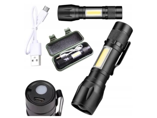 Hliníková kompaktná baterka CREE 5W LED Zoom 240