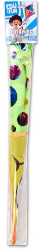 Kite pre deti 89 cm s farebným chvostom, jednoduché použitie a bezpečné
