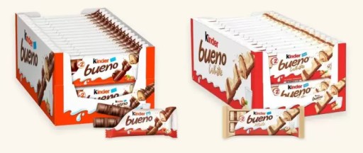 Kinder Bueno White set 2ks x 39g Ferrero detské tyčinky s náplňou
