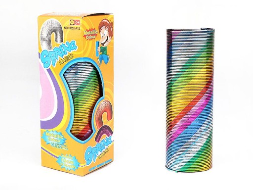 MAGIC SPRINGS VEĽKÁ MAGIC RAINBOW PRUŽINA 15CM