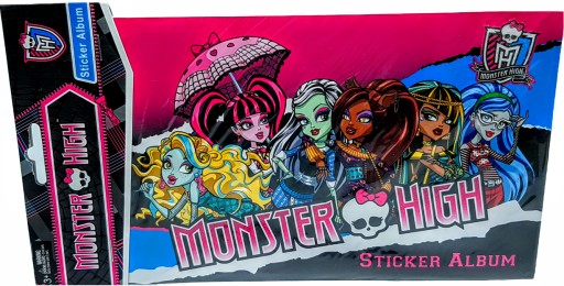 Zápisník Monster High na nalepenie nálepiek do albumu