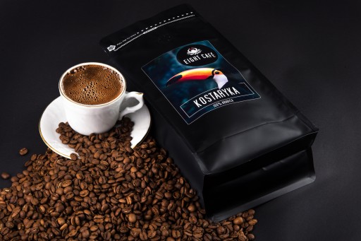 Čerstvo pražené kávové zrná 100% Arabica Costa Rica 50G pre kávovar na espresso