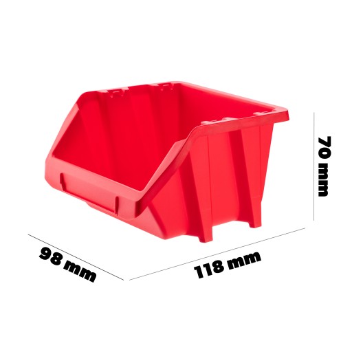 KONTAJNEROVÝ DIELENSKÝ ODKLADNÝ ZÁSOBNÍK 118x98x70mm