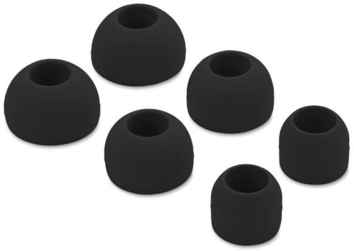 YIVO GUMOVÉ VLOŽKY SILIKÓNOVÉ GUMOVÉ KRYTY PRE SLÚCHADLÁ 4MM