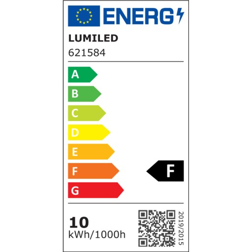 GU10 LED žiarovka 10W = 90W 900lm 6500K STUDENÁ BIELA 120° PREMIUM LUMILED