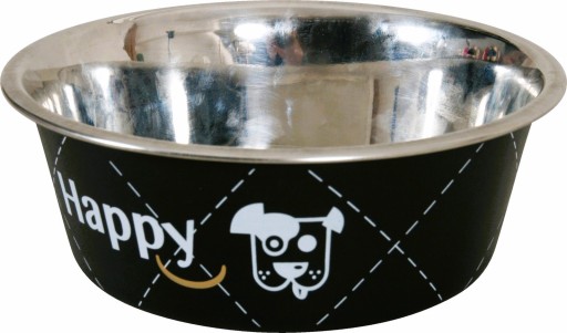 Miska Zolux Happy čierna 0,4L