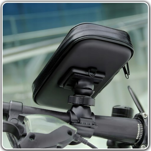 VODEODOLNÝ DRŽIAK NA TELEFÓN PRE SMARTFÓN PRE KOLOBEŽKU RIADITEĽNÝ BICYKEL 360°