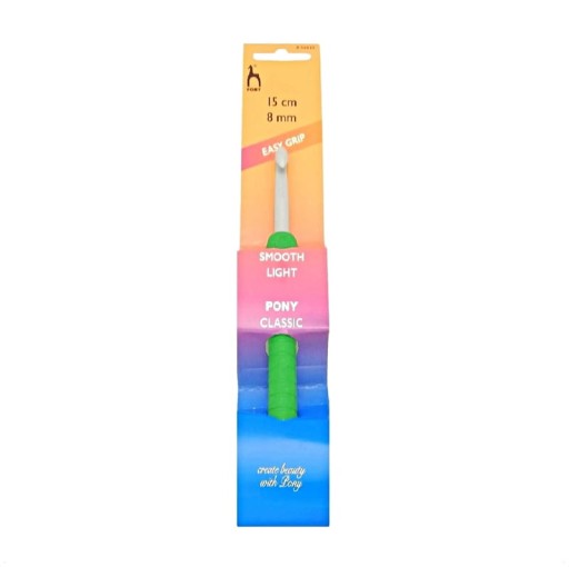 PONY EASY GRIP ergonomický háčik na háčkovanie - 8 mm