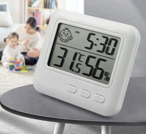 Meteostanica, digitálny izbový teplomer, vlhkomer