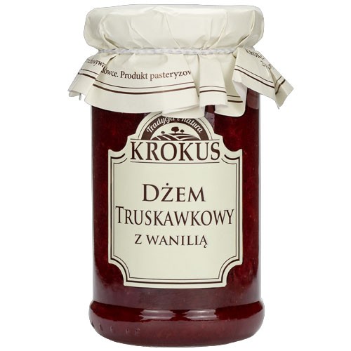 Jahodový džem s vanilkou 235g KROKUS