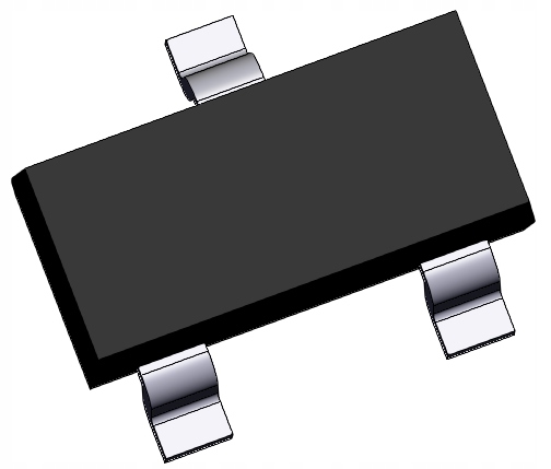 BC847B SMD SOT23 1F 45V 0,1A NPN tranzistor