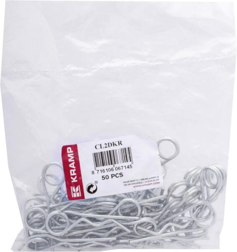 Beta dvojitý kolík 2 mm Kramp CL2DKR