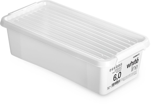 Box, plastová nádoba, organizér, kryt, 6l
