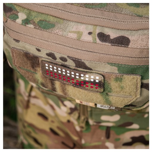 VELCRO NÁŠIVKA POLISH FLAG MINI Štvorcový laserový rez 25x80 M-TAC MULTICAM