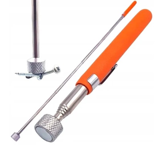 MAGNETICKÝ UCHOVÁVAČ TELESKOPICKÝ MAGNET DLHÝ PEVNÝ SKLADACÍ 84CM
