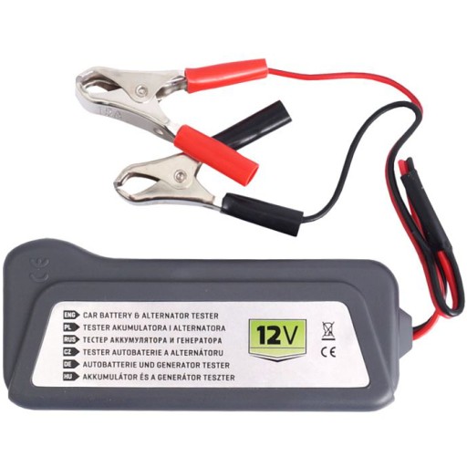 TESTER NABÍJANIA BATÉRIE A ALTERNÁTORA 12V