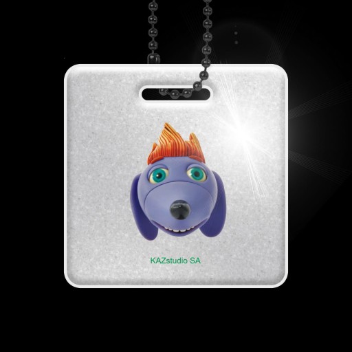 Strieborný reflexný prívesok Trefliki PolarFox CE