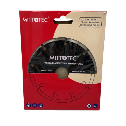 DIAMANTOVÝ DISK, SEGMENTOVANÝ 125 MM