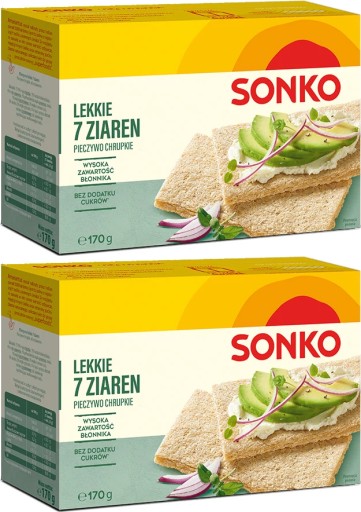 Sonko Chlieb svetlý 7zrnný 170g x2