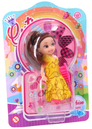ČESIACA BÁBIKA 14cm MINI BÁBIKA S RÔZNYM OBLEČENÍM