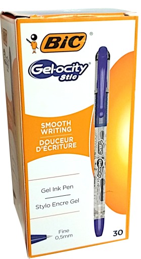 BIC Gel-ocity Stic 0,5 mm modré gélové pero