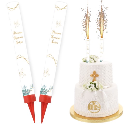 PRIJÍMANIE TORTA FONTÁNA Race 1. SVÄTÉ PRIJÍMANIE Boho IHS 18cm 2 ks.