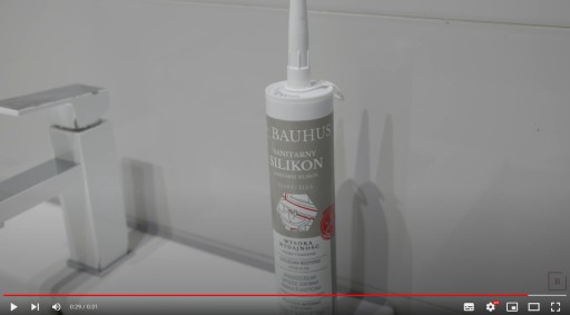 ŠEDÝ sanitárny silikón do kuchyne kúpeľňa Bauhus