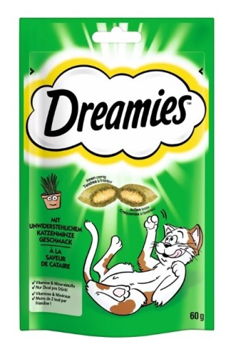 ZMLUVA SNACK ZMLUVA O KRMIVO PRE MAČKY DREAMIES CATNIP 60G