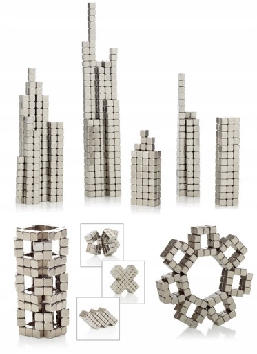 Magnetická kocka 5x5x5 mm 50 kusov