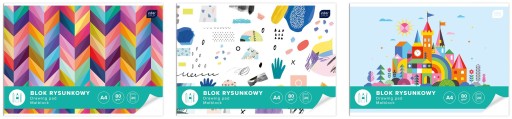 Biely kresliaci blok A4/20