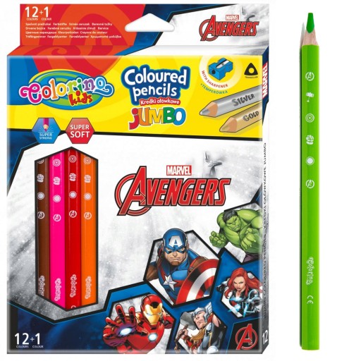 COLORINO JUMBO AVENGERS FARBA CUŽKY 91413