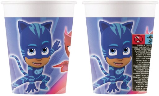 PJ Masky PJ Masky Papierové poháriky 200ml 8 ks.