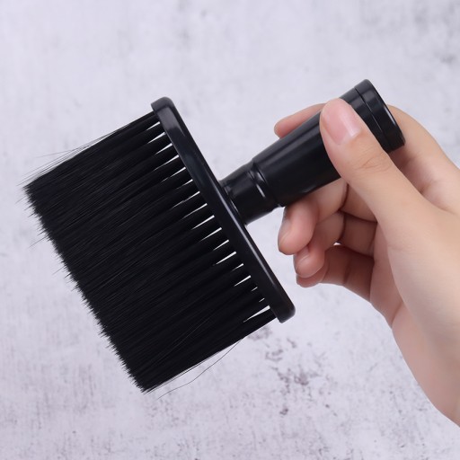 BRUSH Neck Barber Kaderníctvo VLASY Black Barber