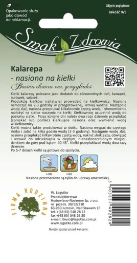 Semená kalerábových klíčkov 10g - Semená - W. Legutko