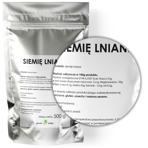 ĽANOVÉ SEMIENKO Budwig hnedý ľan 500g