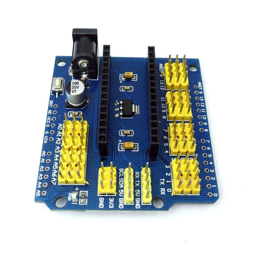 Arduino Nano/UNO senzor Shield Nano rozšírenie I/O
