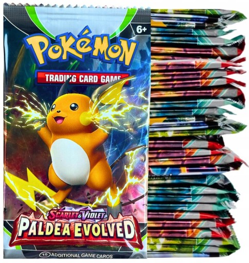 POKEMON SCARLET&FIOLET PALDEA EVOLVED CARDS DARČEKOVÉ VRECKO S 10 KARTAMI