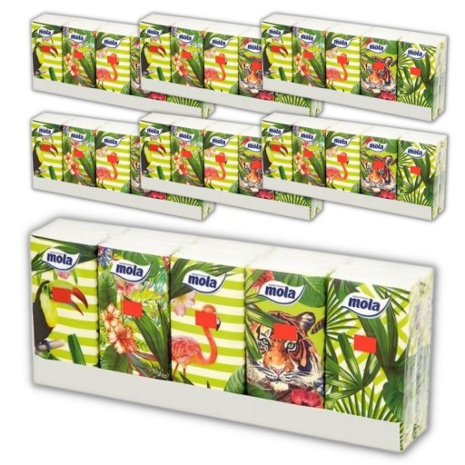 MOLA vreckovky Tropical Jungle 10 ks