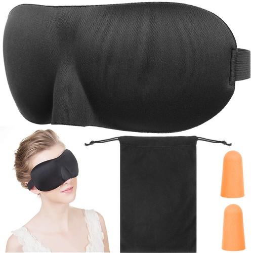 3D páska na spanie + štuple do uší